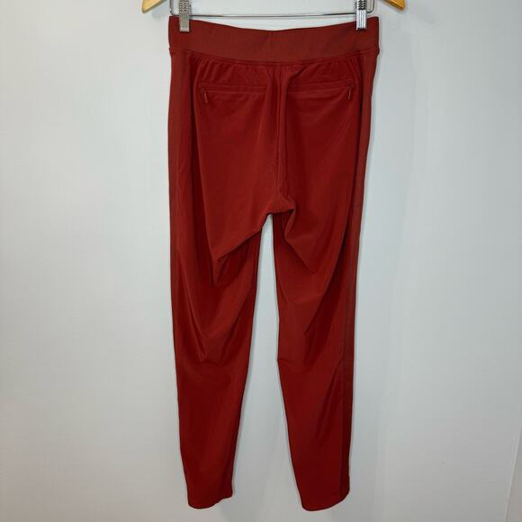 Athleta Brooklyn Ankle Pant Cinnamon Red Lightweight Travel Casual SZ 0 - Picture 9 of 11